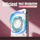 Nail Dust Collector Vacuum for Nail Techs Powerful Suction, Quiet 3-Speed Fan, Reusable HEPA Filter, One-Knob Control, Compact Portable for Gel/Acrylic Nails, Salon & Home