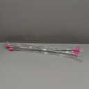 Twirling Baton 21 Inches Marching Baton Spinning Dance Baton Metal Gymnastics Parade Stick for Child in Majorette 2 Pack Pink