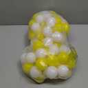 TRENDBOX Ball Pit Balls 76 - Macaron Colors Balls for Ball Pit, Play Tent Baby Playhouse Pool Birthday Party Decoration (G-Yellow&White)