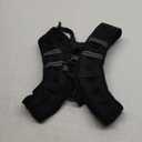 ZELUS Weighted Vest, 6lb Weight Vest with Reflective Stripe for Workout, Strength Training, Running, Fitness, Muscle Building, Weight Loss, Weightlifting (Black)