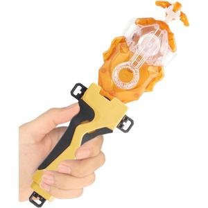 Bey Battling Burst Launcher and Grip, B-184 Left Right Spin String Launcher Grip DB Layer System Compatible with All Bey Burst Series - Golden