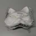 Pack of 2, DFLU Cat Therian Mask Kit with Fur and Eye Mesh, Blank DIY Therian Gear Stuff Masks Base to Paint