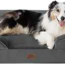 Bedsure Orthopedic Dog Bed for Extra Large Dogs - XL Washable Dog Sofa Bed Large, Supportive Foam Pet Couch Bed with Removable Washable Cover, Waterproof Lining and Nonskid Bottom, Dark Grey