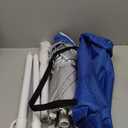 6ft Beach Umbrella - Heavy Duty Wind Resistant UV 50+ Portable Sun Shade with Sand Anchor & Carry Bag, Outdoor Folding Umbrella for Beach, Pool, Patio, Garden (Dark Blue)