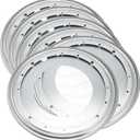 6 PCS 12 Inch Lazy Susan Hardware, 360 Degree Rotating Heavy Duty Turntable Ball Bearing Plate, Round Turntable Swivel Base for Rotating Table, Book Case, Serving Tray, 1000 Loading Capacity