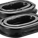 PROHEAR GEP03 Upgraded Gel Ear Pads for Walker's Razor Earmuffs, Comfortable and Soft Replacement Gel Ear Cups with Sealed Bottom Shell - Black