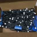 Solar Christmas Lights Outdoor Waterproof, 100LED 5FTx5FT 8 Modes with Remote Connectable Net Christmas Lights for Bushes Shrubs Tree Trunk Xmas Outdoor (Multicolor)