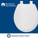 Bemis 500EC 000 Toilet Seat, 2-Pack Round, White