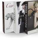 Coffee Table Decorative Books For Home Decor, Fake Books For Decoration, Aesthetic Bookshelf Decor for Living Room Office Bedroom, 3 Piece