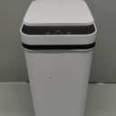 Automatic Trash Can, Touchless Motion Sensor Garbage Can with Lid, Smart Plastic Slim Wastebasket for Bathroom, Office, Rv, Bedroom, Living Room, White