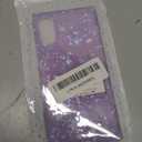 BANAILOA Compatible with iPhone 17 Case Rectangle for Women, Luxury Sparkle Colorful Shell Protective Soft Slim Girly Cover Designed for 17-6.3 inch (Purple Shell)