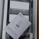 71" Tall Mid-Century Display Shelf Bookshelf with Sliding Tambour Doors, 4-Tier Freestanding Vinyl Record Player Stand Fluted Storage Cabinet for Living Room, Bedroom, Home Office