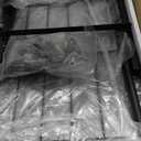 UNITSTAGE Shoe Rack for Entryway, 5 Tier Shoe Organizer with 2 Non-Woven Drawers, Metal Storage Shoe Shelf for 16-20 Pairs of Shoes, with Wooden Top and Steel Frame, Shoe Stand for Closet Black Grey