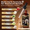 (2 Pack) POPPAW Dog UTI Treatment & Urinary Tract Support  Natural Herbal Drops with High Cranberry Extract, Vitamin B6 for Urine pH Balance, Bladder & Kidney Function, Chicken Flavor, 2 OZ