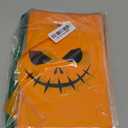 Jetec 480 Pcs Fall Thanksgiving Plastic Pumpkin Gift Bags Halloween Trick or Treat Candy Goodies Jack O Tote Bags with Handle Party Decoration Favor Supplies