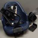 Thule Yepp 2 Mini - Front Mounted Child Bike seat - Shock-Absorbing Foam seat - Adjustable footrests & footstraps - Easy mounting System - Adjustable 5 Point Harness System (Majolica blue)