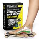 BlackBoard Foot Trainer incl. Workshop & Training Center | Effective foot strengthening and stabilization | Leg axis training for joint pain prevention | Balance- and Stabilization trainer