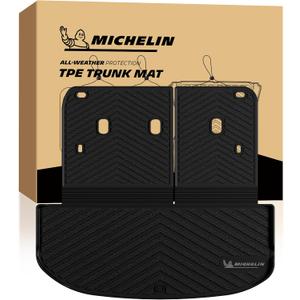 Michelin Vehicle Mats, Premier Series All-Weather TPE Custom Fit Liner for 2027 Kia Telluride 7 & 8 Seats Trunk Mat (1 Piece)