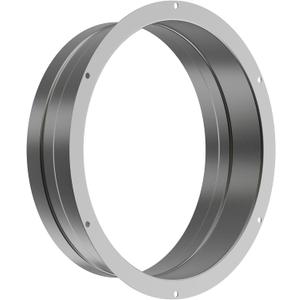 Hon&Guan 8 Inch Duct Connector Flange, Metal Straight Pipe Fitting for 8 Inch Duct, Dryer Vent Connector for Heating Cooling Ventilation System