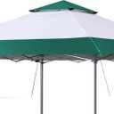 Canopy Replacement Top Cover Compatible with Eagle Peek 13 x 13 Instant Outdoor Canopy Frame for Outdoor, Patio, Event, Parties, Canopy Cover ONLY, Forest Green