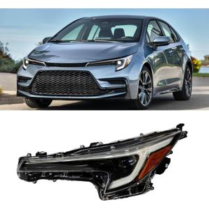 Headlight Fit For 2023 2024 2025 Toyota Corolla SE XLE XSE HeadLamp (Left Driver) LH 81150-02U60 CR23A02L