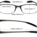 Computer Blue Light Blocking Reading Glasses(Flexible and Lightweight) UV Protection Readers Anti Eyestrain for Women Men
