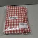Braroz Womens Gingham Boxer Pajama Plaid Lounge Bottoms Comfy PJ Wide Leg Pants with Pockets Y2K Outfits Red-White Plaid M