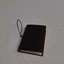 Pocket Travelers Notebook, Refillable Leather Travel Journal for Men & Women, Notebook Cover for Field Notes, Moleskine Small 3.5 x 5.5 Inches, Brown