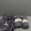 Hot Yoga Towel Non Slip 2 Pack with Grip Dots for Yoga Mat & Pilates, Thickened Microfiber Sweat Absorbing Towels, Women's 72"x26.5" Quick-Dry Cover for Hot Yoga at Home