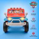 Paw Patrol - 12V Kids Ride On with Rechargeable Battery, LED Headlights, Press-Button Start, Durable Wheels, Forward & Reverse Drive, Contoured Seat