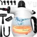 Handheld Steam Cleaner, Large Tank & 11PCS Accessories Powerful Steam Cleaner with Safety Lock for Cleaning Car, Furniture, Floor, Kitchen, Windows and more