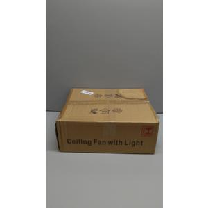 White Flower Modern CeilingFans with Lights, Low Profile Ceiling Fan with Remote for Bedroom, Flush Mount Ceiling Fan with LED Dimmable Light,3-Colors, 6-Speeds, Timing CeilingFan Light