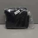 Lepunuo Cargo Pants for Women High Waisted Casual Pants Baggy Stretchy Wide Leg Y2K Streetwear with 6 Pockets (Large, Black)