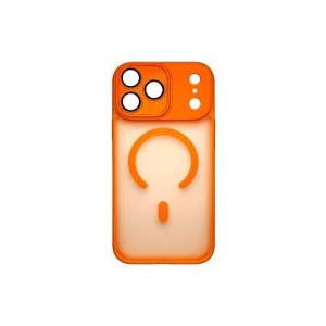 TORRAS Stronger Magnetic & Shockproof for iPhone 17 Pro Max Case, Fit for MagSafe, Military Grade Drop Protection, Camera Control, DIY Button, Slim for iPhone 17 Pro Max Case Translucent Orange