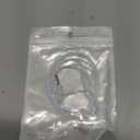 Wired Earbuds with Microphone, 3.5mm Jack in-Ear Headphones, Lightweight Stereo Earphones with Inline Mic for Smartphone, Laptop, Tablet, PC - White, 1Pack