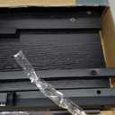 DUMOS 47" L Shaped Gaming Desk, Corner Desks with Storage Shelves, Black