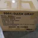 Homelegance Furniture Nutmeg Double Reclining Loveseat in Charcoal Gray