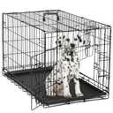 DUMOS Dog Crate, 30 Inch Medium Double Door Dog Cage with Divider Panel and Plastic Leak-Proof Pan Tray, Folding Metal Wire Pet Kennel for Indoor, Outdoor, Travel
31.25 x 19.25 x 4.25 in