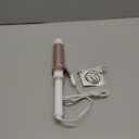 Conair Double Ceramic 1 -Inch Curling Iron, 1 -Inch Barrel Creates Soft Waves & Curls, Hair Curler for Use on Medium & Long Hair, White/Rose Gold