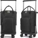 2 in 1 Shopping Cart | Foldable Grocery Cart with All-Terrain Wheels & 90lbs Capacity | Hand Truck for Supermarket, Laundry, Storage | Ideal for Housewives, Seniors, Office Workers (Black -03) (minor scratches, slightly dirty)