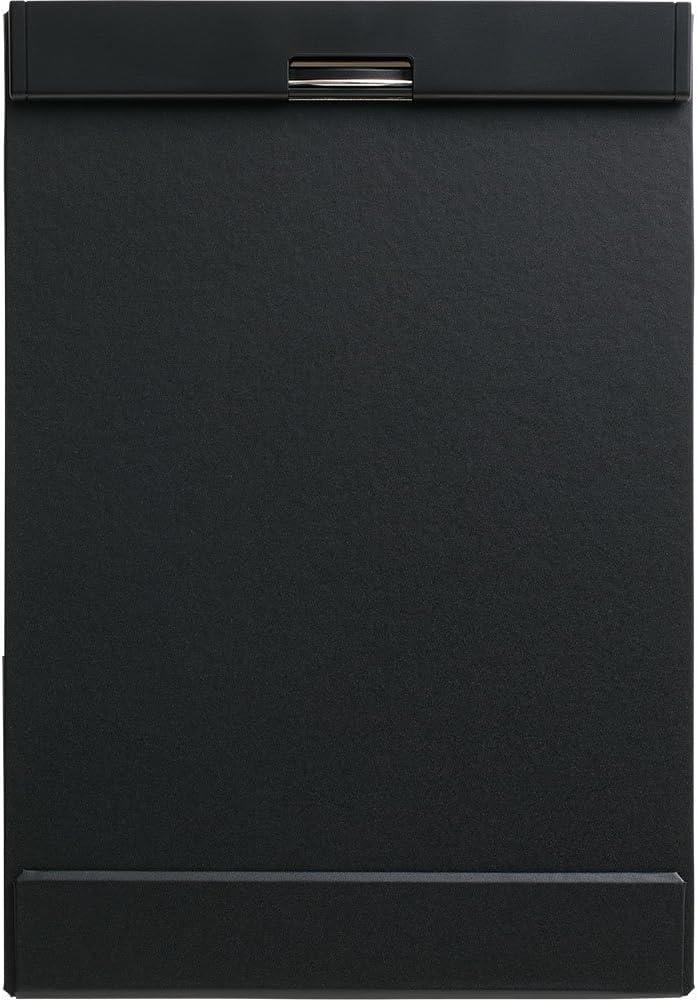 King Jim Clipboard, Mag Flap, Black, 5085 Black, A4 Short Edge Bound
