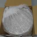 Jerify 6 Pcs Acrylic Risers Display Stands, 5.91'' 5.12'' 3.54'', Clear Round Nesting Pedestal Shelf with Hollow Bottom for Tabletop Jewelry Display, 3 Sized