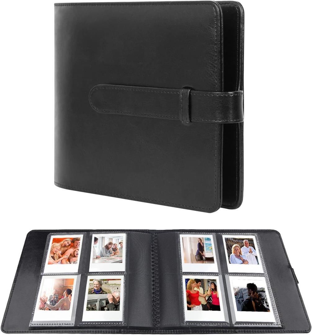 256 Pockets Photos Album for Polaroid Go Everything Box Camera and Instant Film,Polaroid Go Photo Album Book (Black)