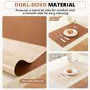 OstepDecor 36 x 72 in Brown Table Protector 1.5mm Thick Plastic Table Cover