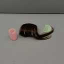 Clip in Bangs, 100% Real Human Hair Medium Brown Fake Bangs Clip in Hair Extensions French Bangs Fringe with Temples Hairpieces for Women Curved Curtain Bangs for Daily Wear