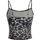 RoseSeek Girl's Camo Camisole Tops Spaghetti Strap Y2K Summer Tank Shirt