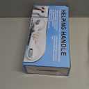 2 Pack Grab Bars for Bathtubs and Showers, Shower Handles for Elderly Seniors bar Safety 500 lbs Walls Handicap Heavy Duty Holder Hooks to Lift Large Tile Glass Suction Cups Tool (Length: 11.8 in)