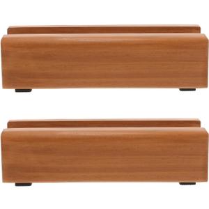 Uonlytech Mirrors 2pcs Picture Frame Wooden Fixed pad Full Length Mirror Stand Holder Floor Mirror Stand Holder only Support Frame Frame Full-Length Mirror Base Wood Floor Mirror Base, As Shownx2pcs