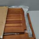 TEAKMAMA 20" Teak Shower Bench Waterproof Wooden Chair for Inside Use, Teak Shower Stool with Shelf for Bathroom, Durable Bath Bench for Elderly, Assembly Required