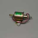 12V General Purpose Electric Fuel Pump, Low Pressure 2.5-4 PSI Inline, Gasoline Diesel Engine Gasoline Transfer Fuel Pump for Carburetor Lawn Mower Boat Carter HEP-02A